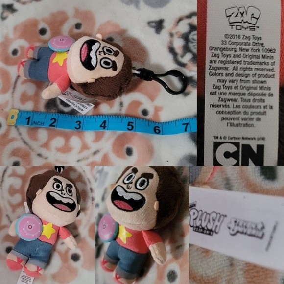 Steven Universe cartoon network plush bag purse clip keychain 2016 - Picture 9 of 9